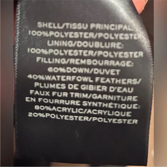 Ralph Lauren Gray Down Puffer Jacket parka with detachable Fur Hood size small - Picture 15 of 17